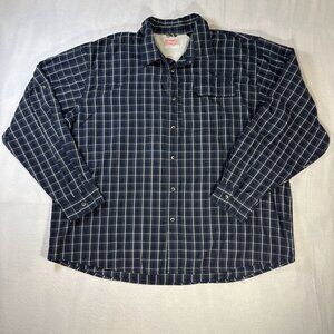 Wrangler Button up Long Sleeve Shirt 3XL Cotton/Poly